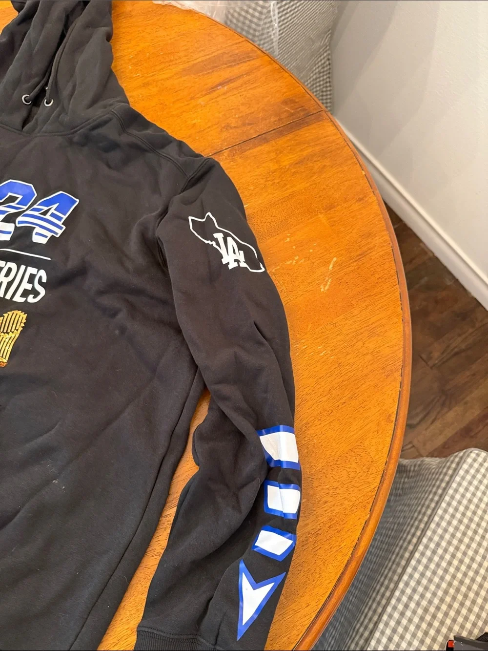 Men's Black 2024 World Series Champions Pullover Hoodie LA Dodgers xxxl